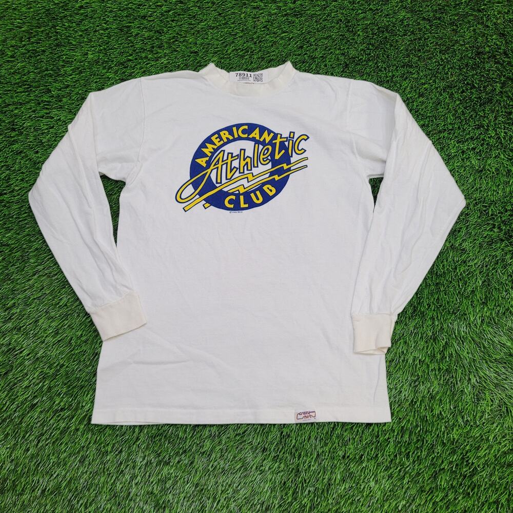 Vintage 90s American Athletic Club Shirt Small 18x25 USA